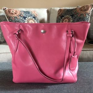 Pink Coach Tote